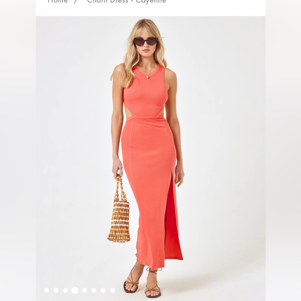 L Space Charlie dress size medium in cayenne color